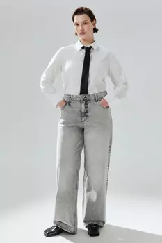 Джинсы прямые со средней посадкой