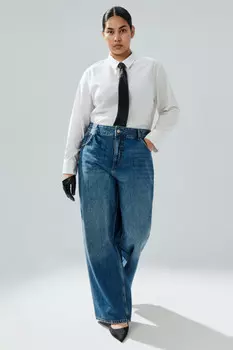 Джинсы прямые со средней посадкой