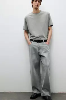 Джинсы широкие базовые