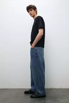 Джинсы широкие базовые