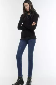 Джинсы skinny fit с высокой посадкой