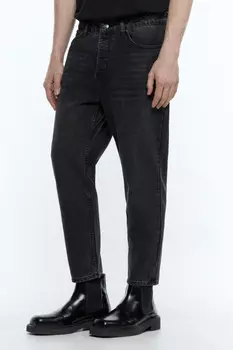 Джинсы slim укороченные со средней посадкой