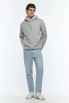 Джинсы slim зауженные со средней посадкой