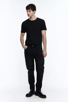 Джинсы slim зауженные со средней посадкой