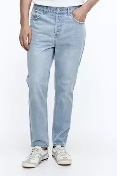 Джинсы slim зауженные со средней посадкой