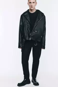 Джинсы slim зауженные со средней посадкой