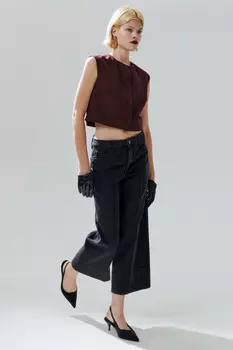 Джинсы укороченные со стрелками