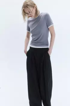 Футболка бамбуковая с имитацией второго слоя