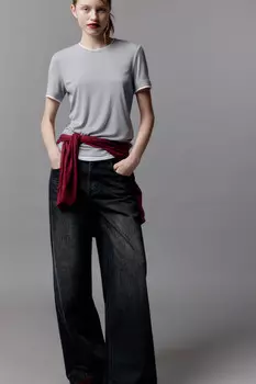 Футболка бамбуковая с имитацией второго слоя