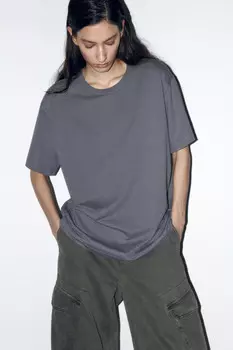 Футболка базовая из хлопкового футера