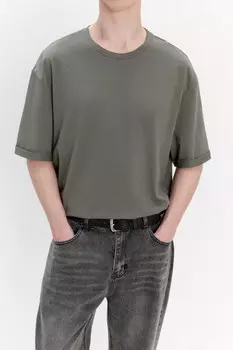 Футболка базовая из плотного хлопка