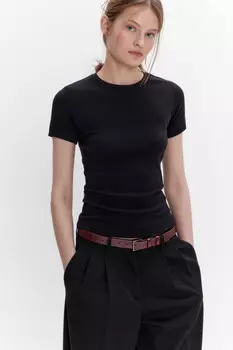 Футболка базовая облегающая