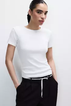 Футболка базовая облегающая