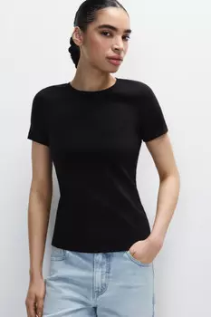 Футболка базовая облегающая