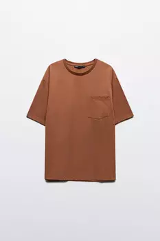 Футболка базовая с карманом