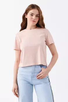 Футболка базовая укороченная