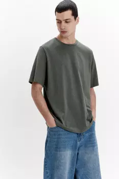 Футболка базовая в меланжевом оттенке