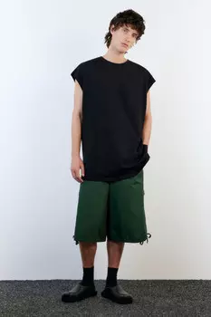 Футболка без рукавов хлопковая