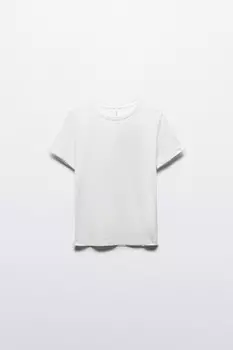 Футболка boxy fit базовая из хлопка