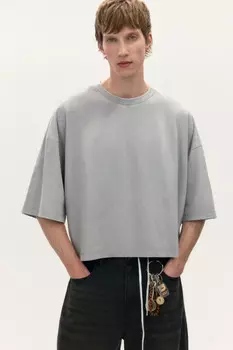 Футболка boxy fit с вареным эффектом