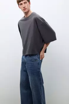 Футболка boxy fit укороченная