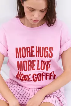 Футболка домашняя с принтом