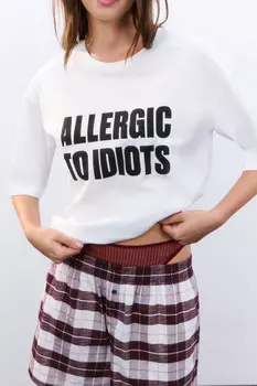 Футболка домашняя с принтом