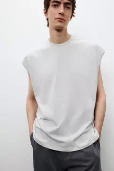 Футболка хлопковая без рукавов