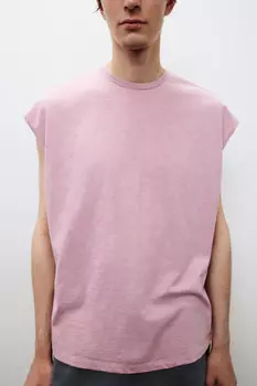 Футболка хлопковая без рукавов