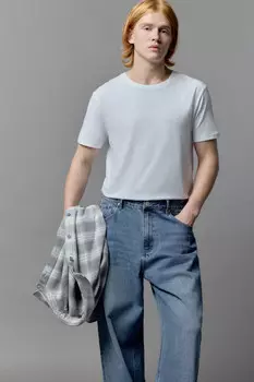 Футболка хлопковая облегающая