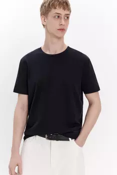 Футболка хлопковая облегающая