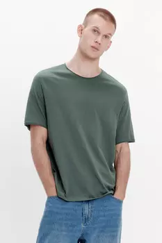 Футболка хлопковая с открытыми срезами