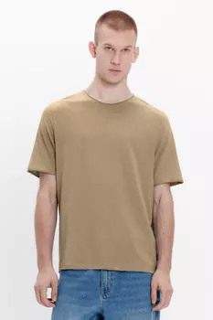 Футболка хлопковая с открытыми срезами