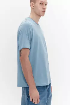 Футболка хлопковая с открытыми срезами