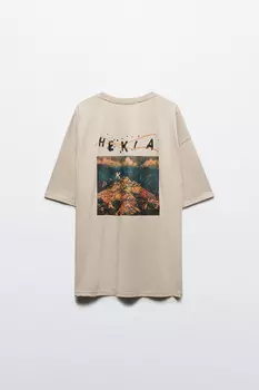 Футболка хлопковая с принтом