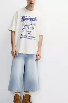 Футболка хлопковая с принтом