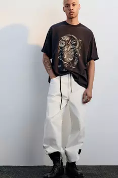 Футболка хлопковая с принтом