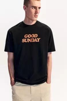 Футболка хлопковая с принтом