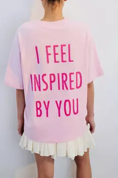 Футболка хлопковая с принтом