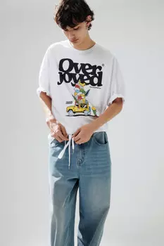 Футболка хлопковая с принтом