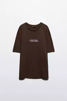 Футболка хлопковая с принтом