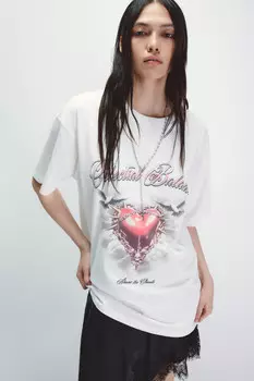 Футболка хлопковая с принтом