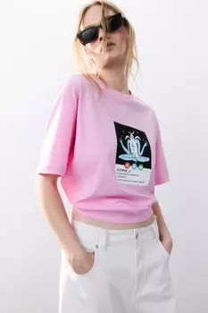 Футболка хлопковая с принтом