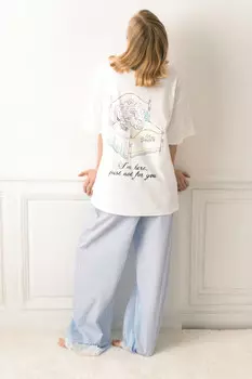 Футболка хлопковая с принтом