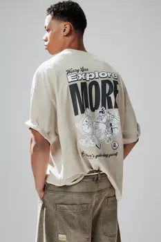 Футболка хлопковая с принтом