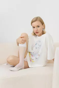 Футболка хлопковая с принтом