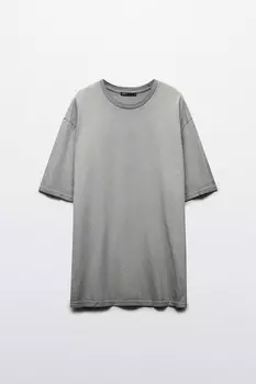 Футболка хлопковая с вареным эффектом