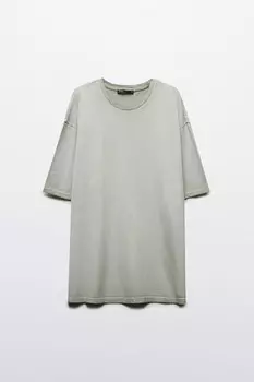 Футболка хлопковая с вареным эффектом