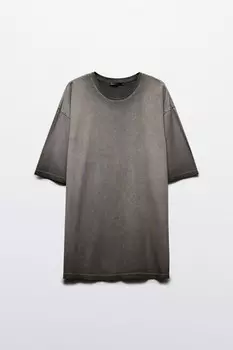 Футболка хлопковая с вареным эффектом