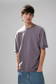 Футболка хлопковая с вареным эффектом